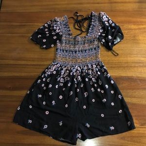 Free people romper dress nwt